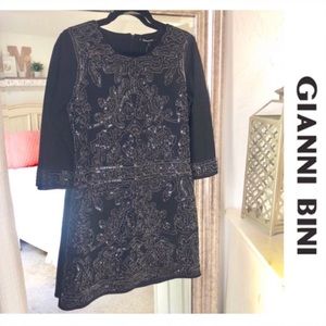 Gianni Bini || NWT || Black Sequin Dress 🖤